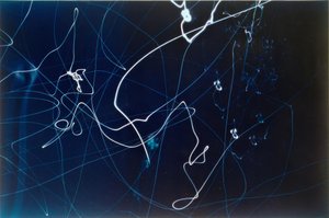 Ohne Titel (3 bilder av trafikljus) av Laszlo Moholy Nagy