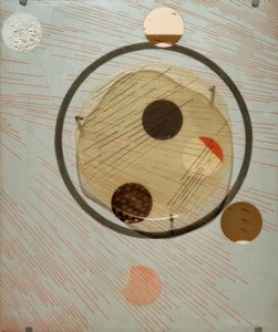 Experiment med rymdmodulator, aluminium 5 av Laszlo Moholy Nagy