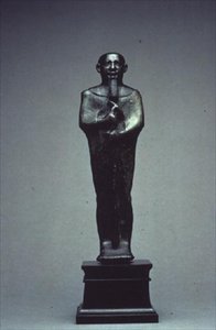 Figur av guden Ptah (brons) av Late Period Egyptian