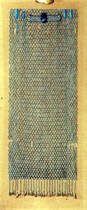 Nät med pärlor för begravning, efter 600 f.Kr. (fajans) av Late Period Egyptian