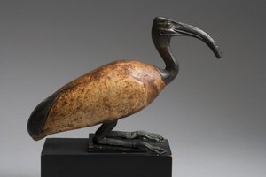 Ibis (brons och trä) av Late Period Egyptian