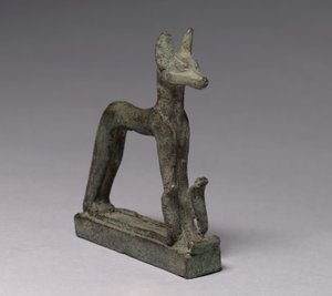 Schakal, 664-30 f.Kr av Late Period Egyptian