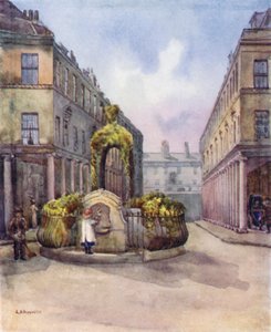Bath Street och mineralvattenfontän