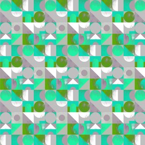 Toy Blocks small - green, 2013 (blandteknik)