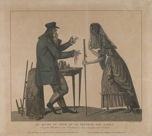 Pantlånaren, 1700-talets andra hälft. av Laurent Julien