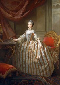 Maria Luisa av Parma 1751-1819, senare drottning av Spanien, 1765.