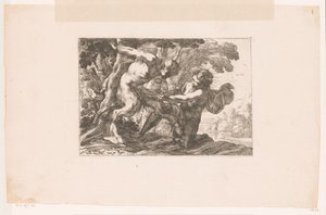 Marsyas födde Apollo av Laurent de La Hire