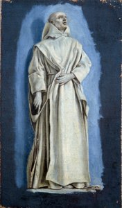 Saint Bruno Målning på duk av Laurent de La Hyre (1606-1656) 1600-talets sön. 0,37 x 0,21 m Paris. Louvren av Laurent de la Hyre
