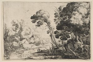 Flod i skogen. av Laurent de la Hyre
