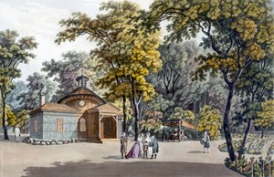 Eremitaget i trädgården till det kejserliga palatset i Laxenbourg, Österrike, ca 1790