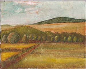 In the Valley, 2025 (olja på duk)