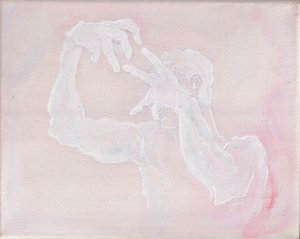 Skulptur, 2025 (akryl på duk)