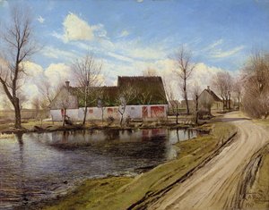 Bondgårdar i Baldersbronde av Laurits Andersen Ring