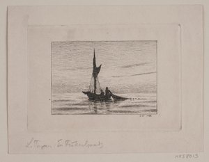 En fiskebåt av Laurits Regner Tuxen