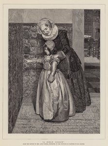 En bibellektion av Lawrence Alma Tadema