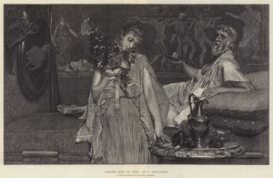 Mellan hopp och rädsla, i Kungliga Akademiens utställning av Lawrence Alma Tadema