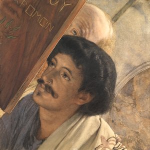 Charles Deschamps, mit Henry Wallace zuschauend, 1874 von Lawrence Alma Tadema