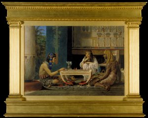 Egyptiska schackspelare, 1865 av Lawrence Alma Tadema