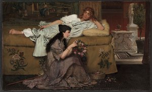 Glaucus och Nydia, 1867 av Lawrence Alma Tadema