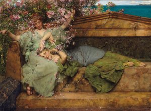 I en rosenträdgård,