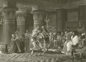 Fritidssysselsättning i det gamla Egypten av Lawrence Alma Tadema