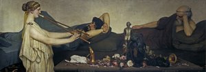 Pompejanische Szene oder Die Siesta von Lawrence Alma Tadema