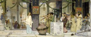 Vintage-festivalen av Lawrence Alma Tadema