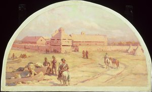 Det första Fort Dearborn av Lawrence Carmichael Earle
