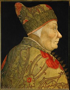 Doge Francesco Foscari (olja på trä)