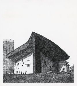 Kapellet Notre Dame du Haut i Ronchamp av Le Corbusier (1887 1965)