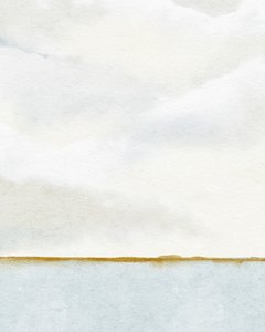 Morning View From The Dock, ca 2019 (akvarell)