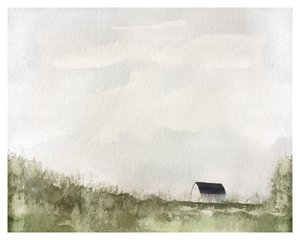 White Barn, ca 2019 (blandteknik)