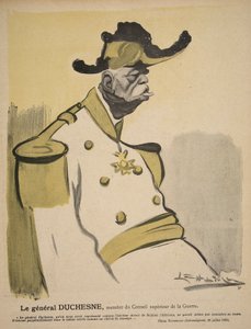 General Duchesne, medlem av krigsrådet, illustration från 