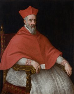 Porträtt av en kardinal Giovanni Dolfin 1545-1622