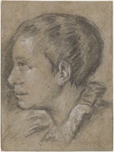 Porträtt av en pojke, till vänster av Leandro Bassano