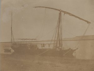 Nilens båt, Egypten, 1851. av Leavitt Hunt.
