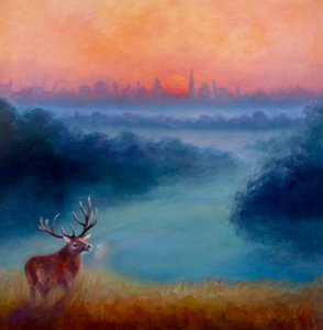 Tidig morgon, Richmond Park, 2023 av Lee Campbell