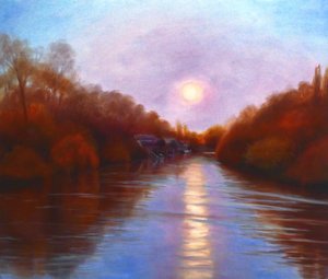 Eel Pie Island Reflections, 2023 av Lee Campbell