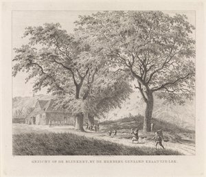 Utsikt över Blinkert Utsikt över Blinkert, vid värdshuset som heter Kraantje-Lek (titel på objekt) Sevärdheter i närheten av Haarlem (serietitel)