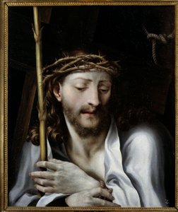 Kristus med vassen säger Kristus törnekrona Målning av Lelio Orsi (1511-1587) 1500-talets sol. 0,55x0,46 m Montpellier musee Fabre
