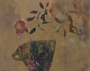 Abstrakt blomsterstilleben