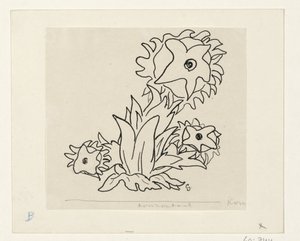 Blommor av Leo Gestel (signed by artist)