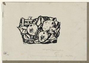 Tre päron av Leo Gestel (signed by artist)