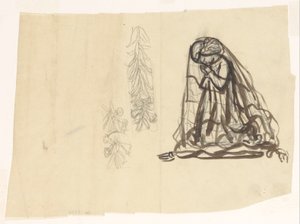 Be flicka och prydnad av Leo Gestel