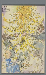 Postkarte an Jan Ponstijn av Leo Gestel