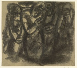 Grupp människor av Leo Gestel