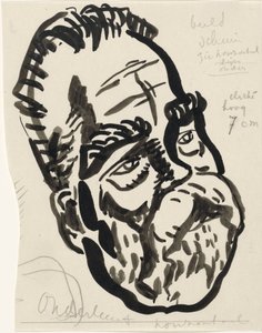Mans huvud av Leo Gestel
