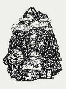 Bergslandskap (ca 1891–1941) av Leo Gestel