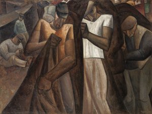 Nettendragers, ca 1924 (olja på duk) av Leo Gestel