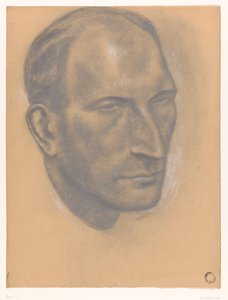 Porträtt av en okänd man av Leo Gestel